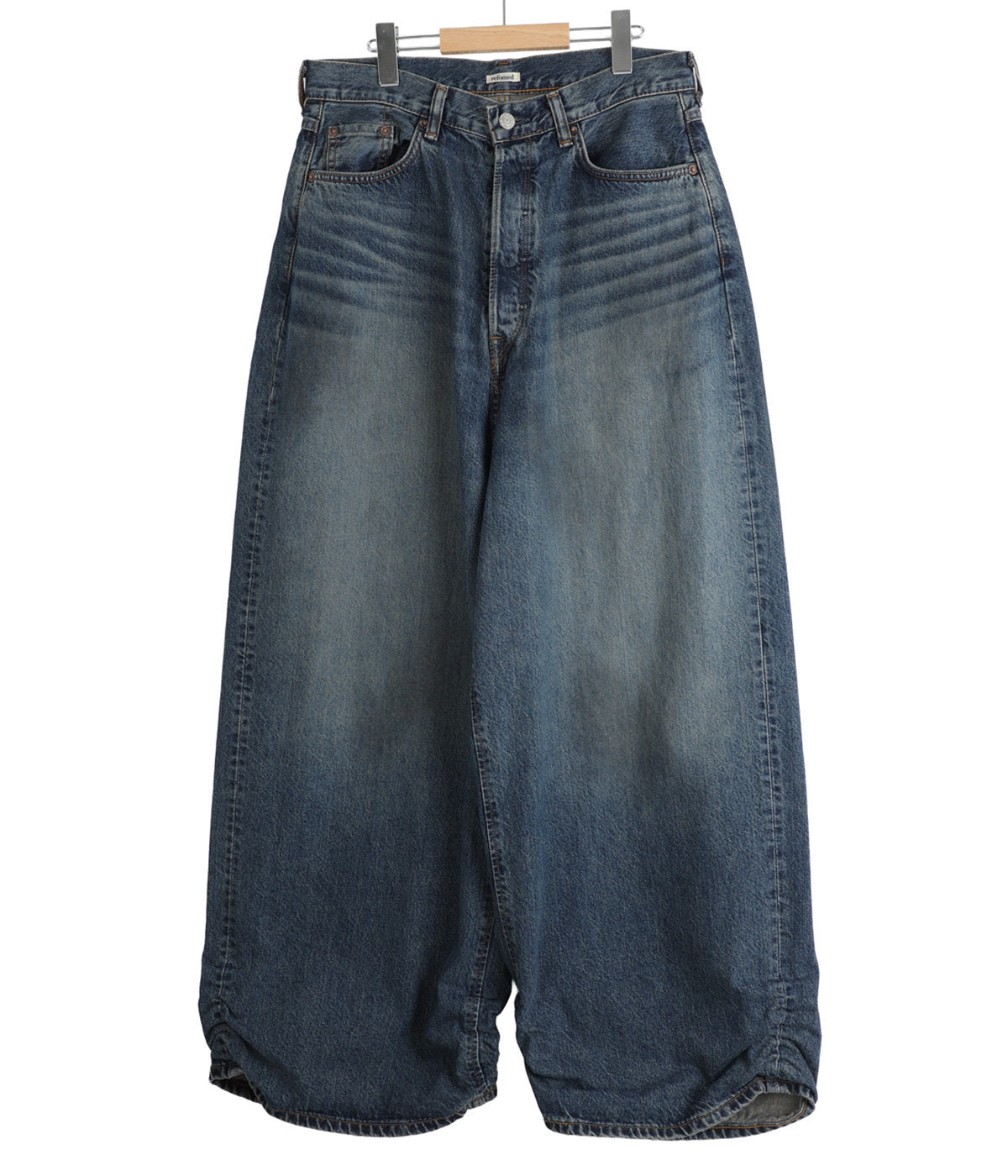 refomed / FRESH MAN DENIM WIDE PANTS by EDWIN “USED“